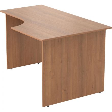 Стол эргономичный Easy LT Оптима правый 1350х880/590х740 орех new 16/16