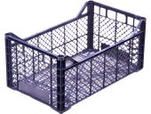 Ящик 500х300х220 прямая сетка  чёрный