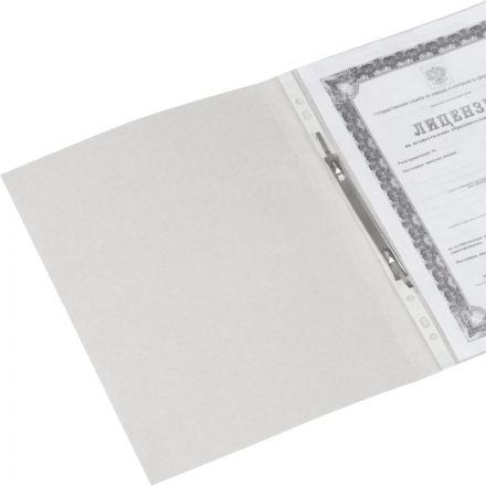 Скоросшиватель картонный Attache Дело № А4 до 200 листов белый (плотность 280 г/кв.м)