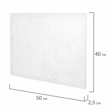 Картина по номерам 40х50 см, ОСТРОВ СОКРОВИЩ "Бело-розовые розы", на подрамнике, акрил, кисти,663286