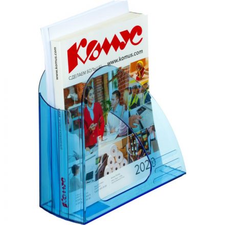 Лоток вертикальный Attache 90мм Bright Colours прозрачный голубой Лоток вертикальный Attache 90мм Bright Colours прозрачный голубой