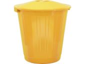 Бак с крышкой (70 л) желтый