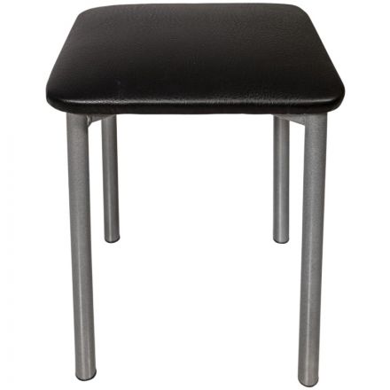 Табурет MKM_усиленный 22 черный полим/хром