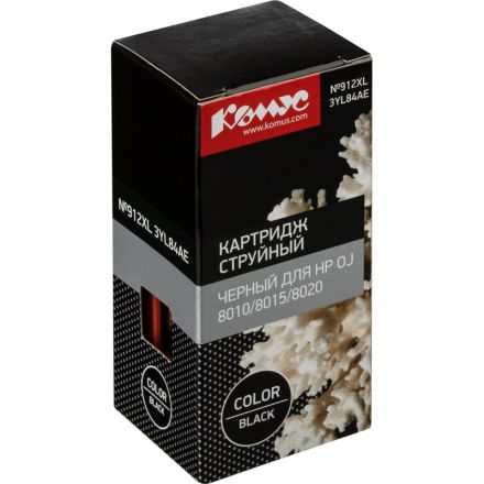 Картридж струйный Комус №912XL 3YL84AE чер.для HP OJ 8010/8015/8020