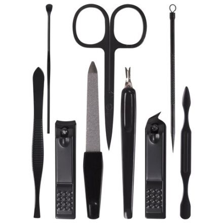 Универсальный набор для маникюра и педикюра 9 в 1 в футляре, MINI, бежевый, WBZ (ВБЗ), 609492 Универсальный набор для маникюра и педикюра 9 в 1 в футляре, MINI, бежевый, WBZ (ВБЗ), 609492