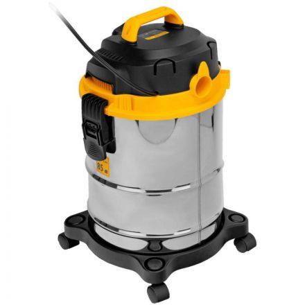 Пылесос строительный SVC15, 1200 Вт, бак 15 л, шланг 2 м Denzel