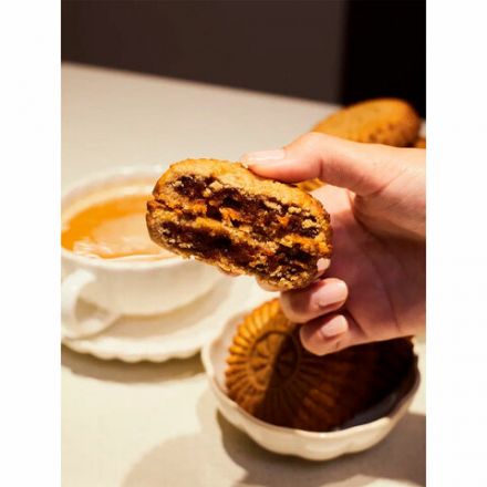 Печенье песочное DR.FINIK "Солнышко" с начинкой из финика и кураги, БЕЗ САХАРА, 700 г