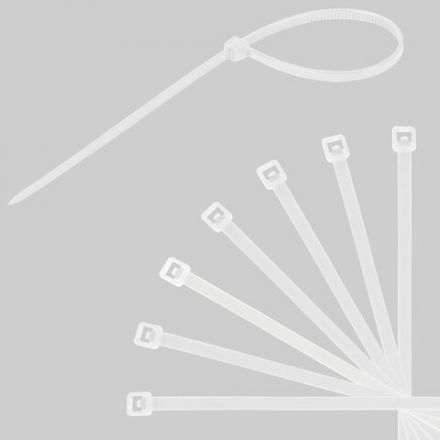 Стяжка (хомут) нейлоновая сверхпрочная POWER LOCK, 2,5х200 мм, КОМПЛЕКТ 100 шт., белая, SONNEN, 607920 Стяжка (хомут) нейлоновая сверхпрочная POWER LOCK, 2,5х200 мм, КОМПЛЕКТ 100 шт., белая, SONNEN, 607920