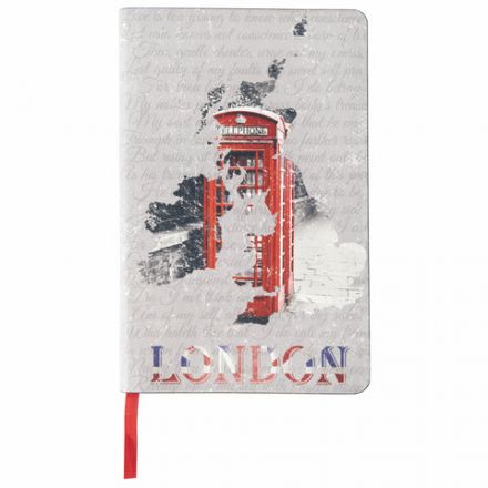 Ежедневник недатированный А5 (138х213 мм), BRAUBERG VISTA, под кожу, гибкий, 136 л., "Good old England", 112010