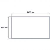 Стол офисный Kobor TB-140/80 1400x800x750 Черный муар/Дуб натуральный