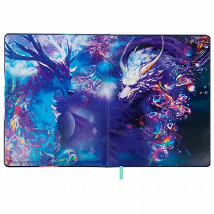 Дневник 1-11 класс 48 л., кожзам (твердая с поролоном), печать, цветной блок, BRAUBERG, "Story", 106951