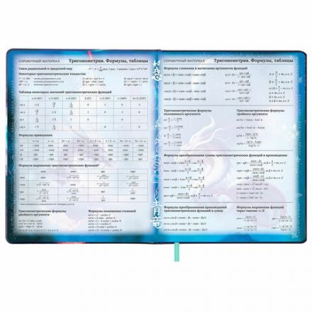 Дневник 1-11 класс 48 л., кожзам (твердая с поролоном), печать, цветной блок, BRAUBERG, "Story", 106951