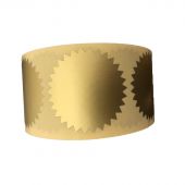 Этикетка для опечатывания документов ЗВЕЗДОЧКА,500 шт/рул, цвет золото Этикетка для опечатывания документов ЗВЕЗДОЧКА,500 шт/рул, цвет золото