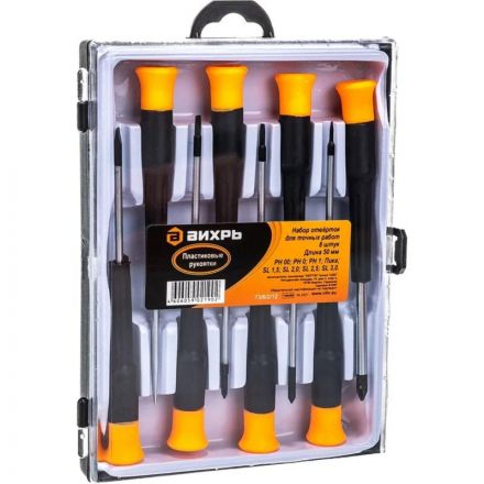 Набор отверток для точных работ набо НОТ 8 Вихрь 73/6/2/12