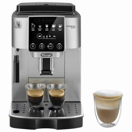 Кофемашина DELONGHI Magnifica Start ECAM220.30.SB, 1450 Вт, объем 1,8 л, ручной капучинатор, серебристо-черная