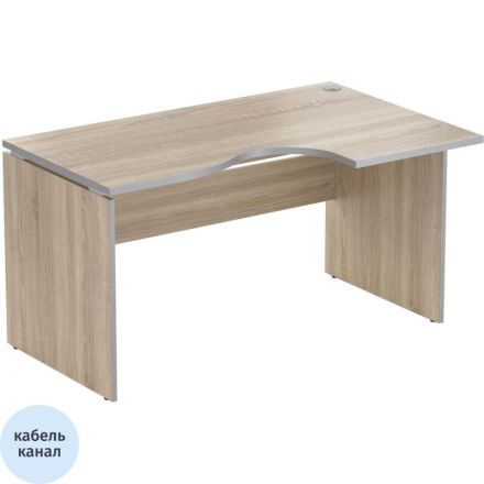 Стол эргономичный ED_Vita левый V-1.5 дуб сонома 1400