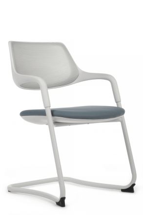 Кресло Scroll SF HY-813B Серая спинка/Серое сиденье