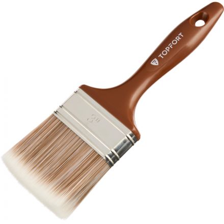 Кисть плоская по дереву TOPFORT Optimum 76х15