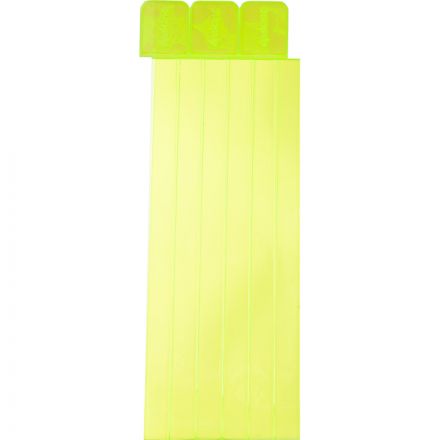 Закладка самоклеящиеся для книг,прямые,наб.6 шт,350мкм,желтый neon,2921-912