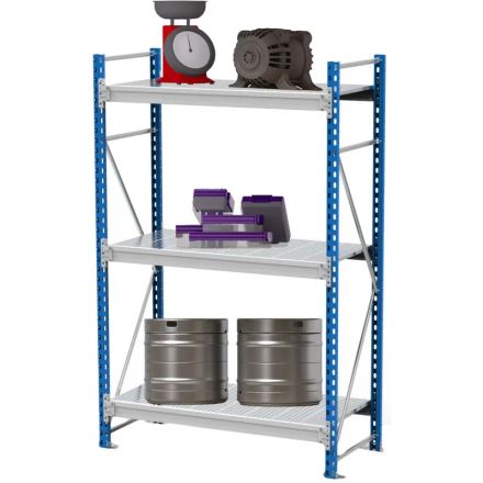 Стеллаж металлический MZ_SGR-V-1563-2,0 3 яруса 1500х600, Выс.2000