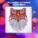 Картина стразами (алмазная мозаика) 20х20 см, ОСТРОВ СОКРОВИЩ "Восточная лисица", в деревянной рамке, 662443