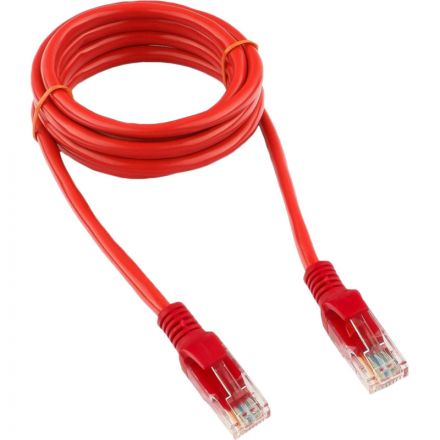 Патч-корд UTP Cablexpert PP12-1.5M/R кат.5e, 1.5м, красный