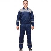 Костюм рабочий летний муж. л20-КБР синий/сер (р.52-54) 182-188