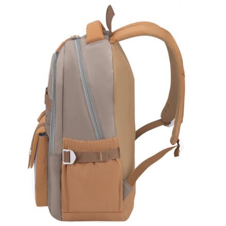 Рюкзак HEIKKI GOODLY (ХЕЙКИ) универсальный, 2 отделения, отделение для ноутбука, бежевый, 46x33x18 см, 273868