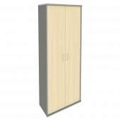 Riva Шкаф высокий широкий А.СТ-1.9 Клён металлик 770*365*1980