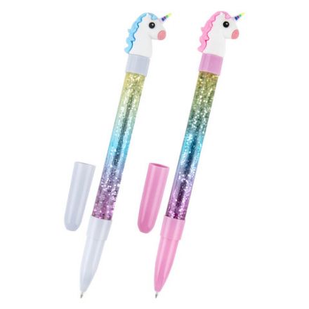 Ручка с топпером и блестками шариковая ЮНЛАНДИЯ "Единорог", детали ассорти, СИНЯЯ, пишущий узел 0,7 мм, 143791 Ручка с топпером и блестками шариковая ЮНЛАНДИЯ "Единорог", детали ассорти, СИНЯЯ, пишущий узел 0,7 мм, 143791