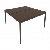 Slim Рабочая станция на металлокаркасе С.СП-5.3 Венге/Антрацит металл 1380*1475*750