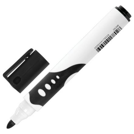 Маркеры стираемые для белой доски НАБОР 4 ЦВЕТА, BRAUBERG "SOFT", 5 мм, резиновая вставка, 151252