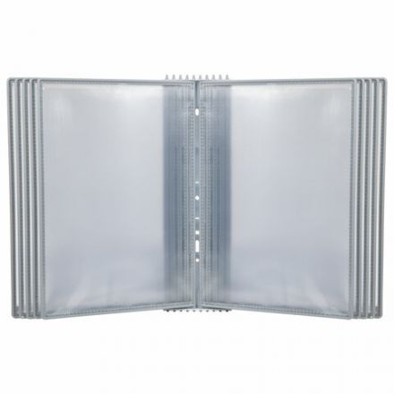 Демосистема настольная/настенная на 10 панелей, с 10 серыми панелями А4, STAFF "Profit", 238217