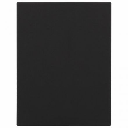 Холст на подрамнике черный BRAUBERG ART CLASSIC, 50х60см, 380 г/м, хлопок, мелкое зерно, 191652