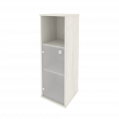 Style Шкаф средний узкий левый Л.СУ-2.2 (L) Дуб наварра 412*410*1215