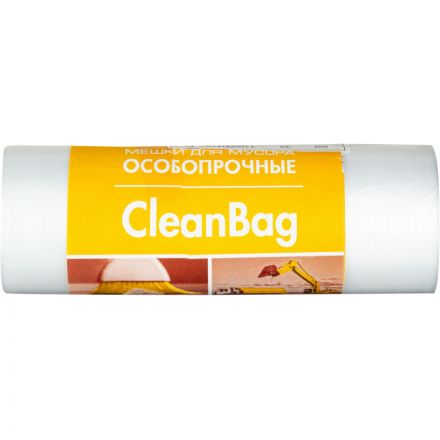 Мешки для мусора ПВД 60л 10мкм 20шт/рул прозрачные 56x68см