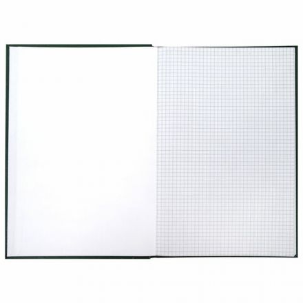 Книга учета 96 л., клетка, твердая, бумвинил, блок офсет, А4 200х290 мм, BRAUBERG, зеленая, 130222