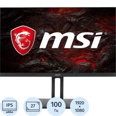 Монитор MSI 27 PRO MP271AP 16:9, IPS, FHD, 100Hz, VGA,HDMI,DP,Tilt,Swiv,HAS Монитор MSI 27 PRO MP271AP 16:9, IPS, FHD, 100Hz, VGA,HDMI,DP,Tilt,Swiv,HAS