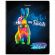 Тетрадь А5, 48 л., BRAUBERG, скоба, клетка, матовая ламинация, выборочный лак, "Animals Pop-Art" (микс в спайке), 404374