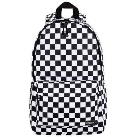 Рюкзак HEIKKI POSITIVE (ХЕЙКИ) универсальный, карман-антивор, "Black&White", 42х28х14 см, 272543