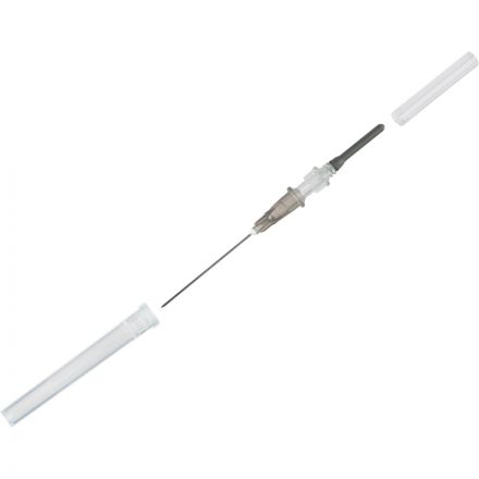 Игла двусторонняя с визуал.камерой FB 22G 0.7х38 черная 100 шт/уп Игла двусторонняя с визуал.камерой FB 22G 0.7х38 черная 100 шт/уп