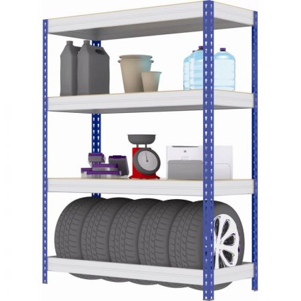 Стеллаж грузовой МКФ18614-2.0 (4 полки, 1830х610х2000 мм) Стеллаж грузовой МКФ18614-2.0 (4 полки, 1830х610х2000 мм)