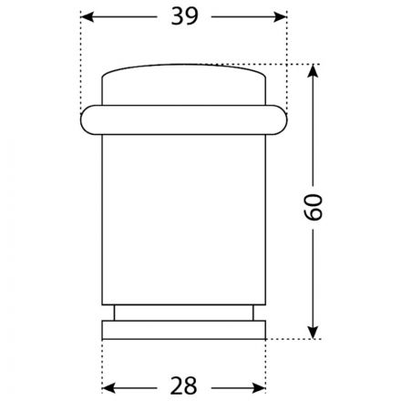 Фиксатор _УЗК_цилиндр огранич. дв. СТАНДАРТ 588А-1 SN европакет мат.никель