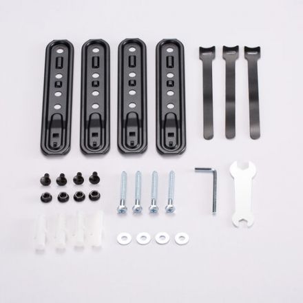 Кронштейн-крепление для ТВ настенный, до 35 кг. VESA 75х75-400х400, 32"-55", черный, SONNEN, 455946 Кронштейн-крепление для ТВ настенный, до 35 кг. VESA 75х75-400х400, 32"-55", черный, SONNEN, 455946