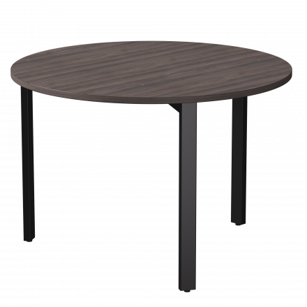 Стол переговорный Everprof EVO D1100 1100x755 Дуб Пасадена/Черный