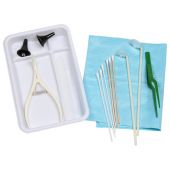 Набор оториноларингологический одноразовый стерильный, тип 2 (8 предметов), UNICORNMED, ЛОР00-02
