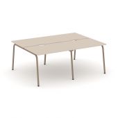 Estetica Рабочая станция на 4 места ES.D.RS-4.1-VK Капучино/Латте металл 1960*1500*750