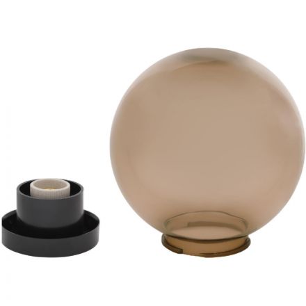 Светильник уличный сфера НТУ 01-60-205, 60Вт, 200мм, дымчатый, IP44