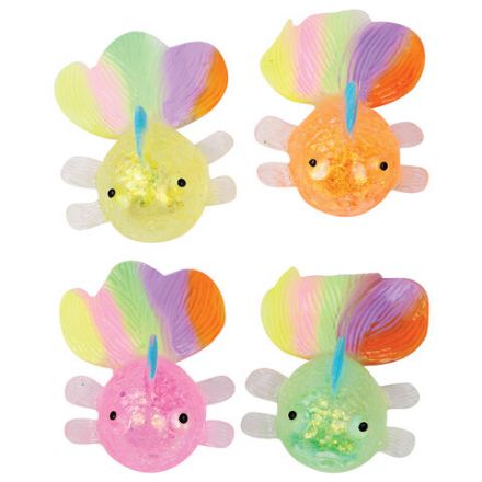 Игрушка-антистресс "РЫБКА", 11 см, ассорти 4 цвета, дисплей, JOLLY JOT (ДЖОЛЛИ ДЖОТ), 665813
