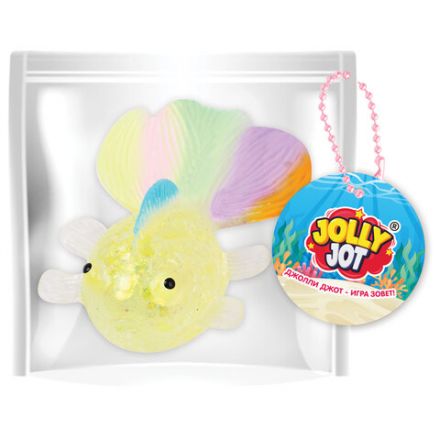 Игрушка-антистресс "РЫБКА", 11 см, ассорти 4 цвета, дисплей, JOLLY JOT (ДЖОЛЛИ ДЖОТ), 665813